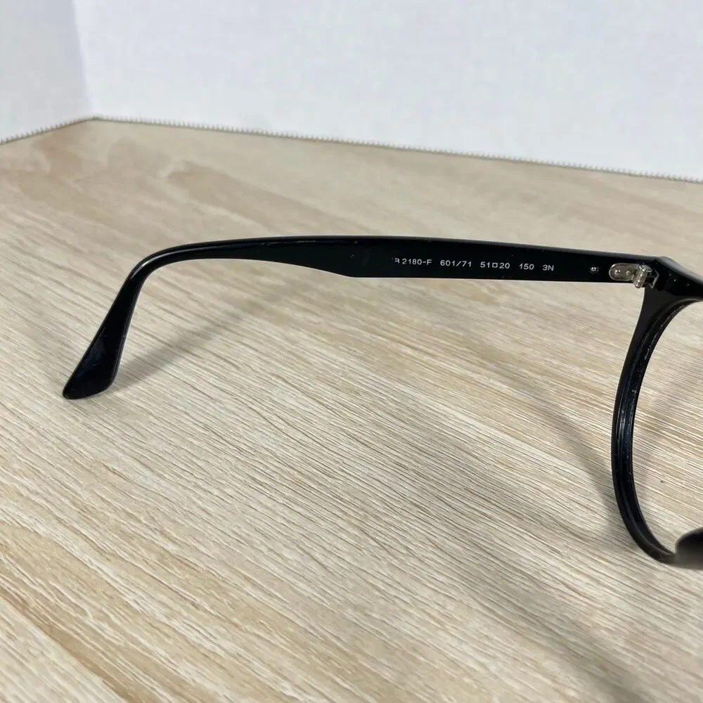 Ray-Ban RB2180-F 601/71 Sunglasses FRAMES ONLY Round Black 51-21-150 Italy